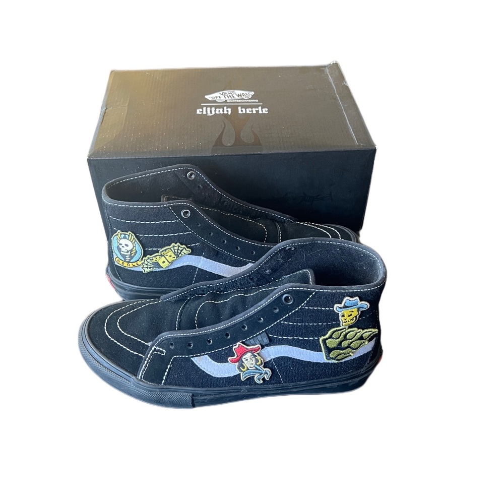 Size 8 - VANS Elijah Berle x Skate Sk8- Decon High Black